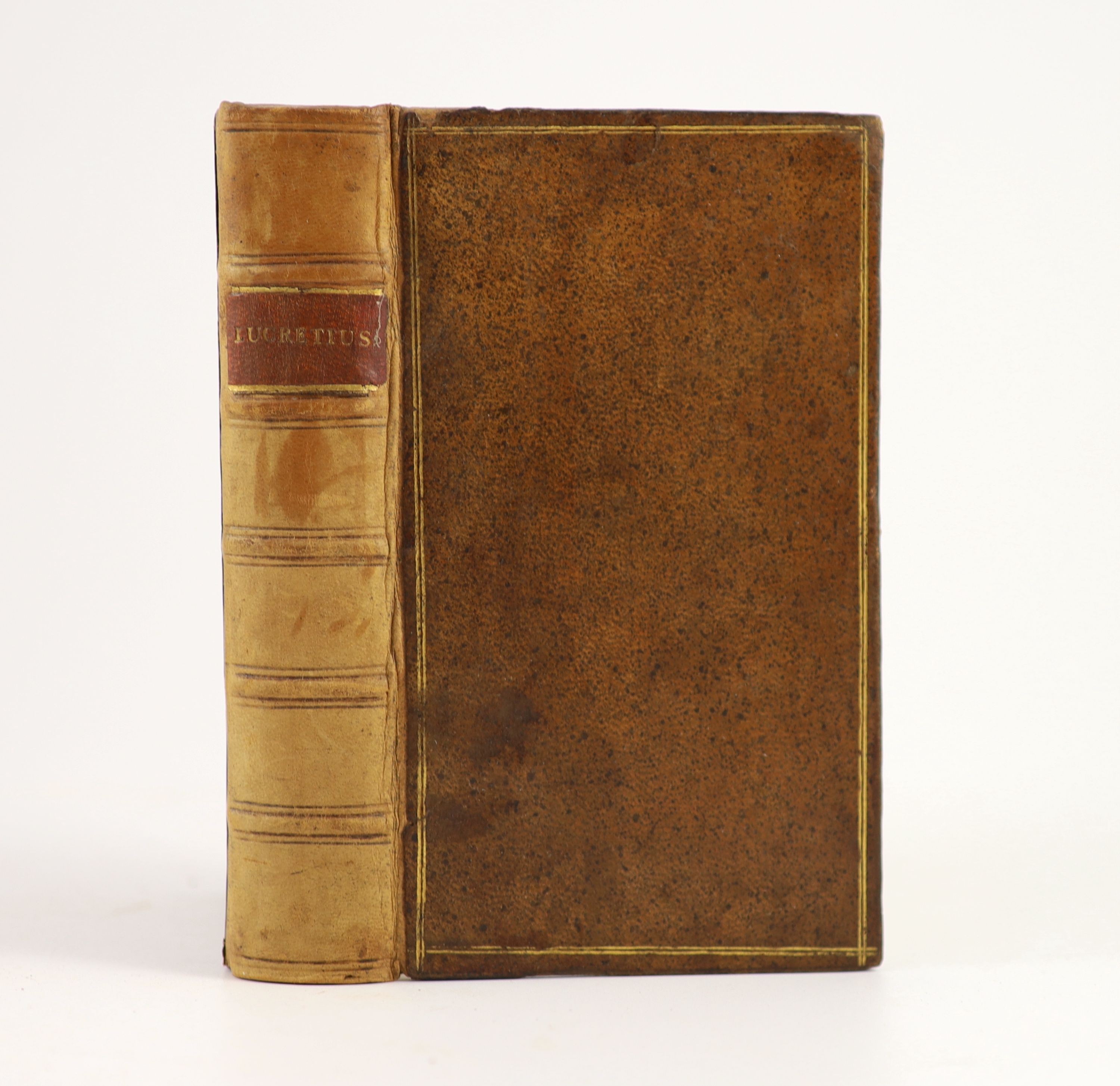 Lucretius. De Rerum Natura ... conjecturae and emendationes Tan. Fabri ...